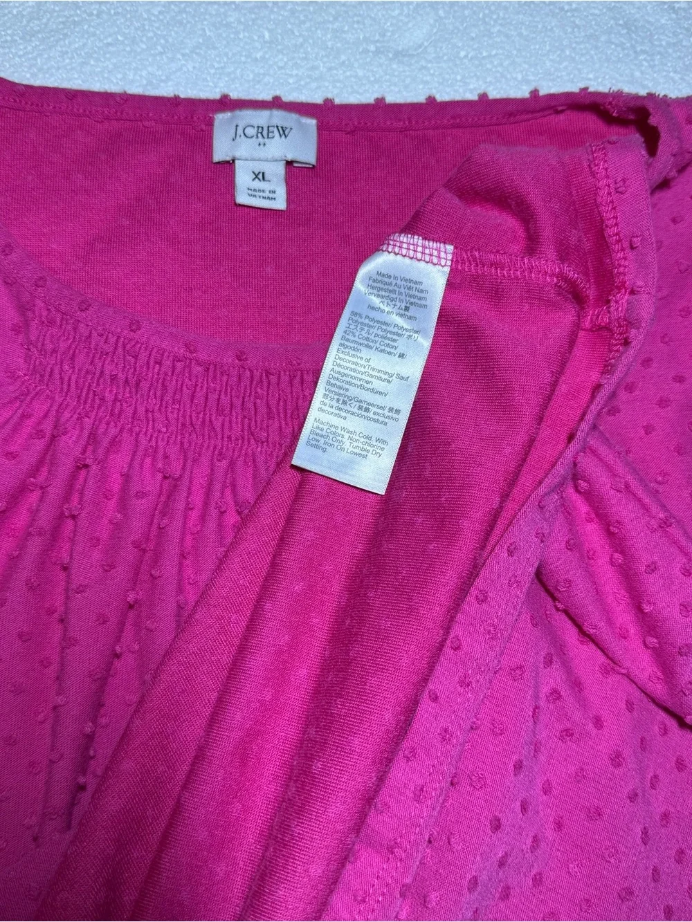 J. Crew vibrant fuchsia